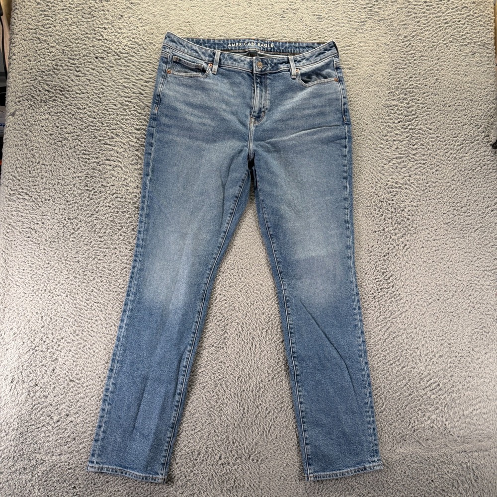 American Eagle Outfitters Jeans Men's 34x32 Blue Cotton Denim Skinny Stretch